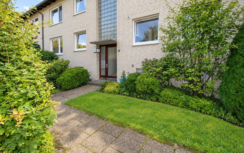 VERKAUF – 2-Zimmer-Wohnung mit sonniger Terrasse und TG-Stellplatz in Hamburg-Sasel